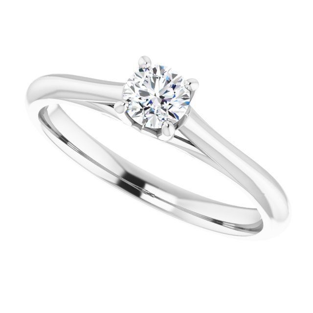 Round Solitaire Engagement Ring Mounting