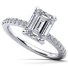 Enchanting Emerald Cut Diamond Engagement Ring